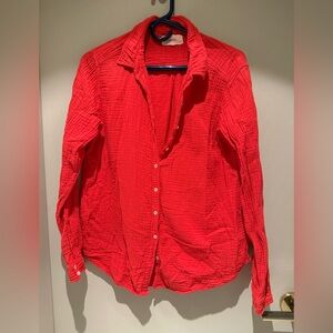 Xirena Cotton Button Up Blouse